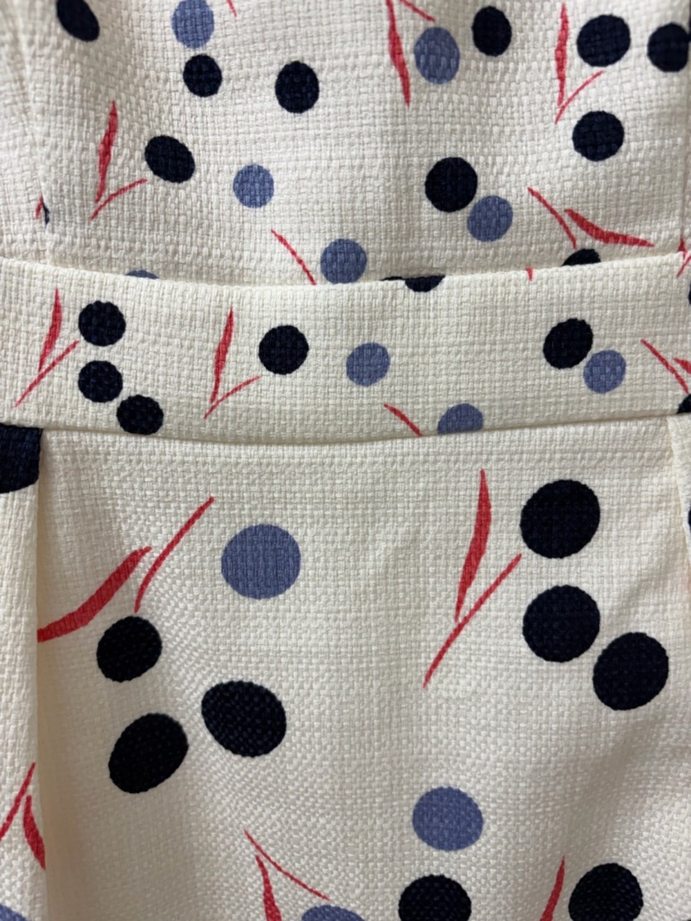 NWT Boden Martha Sleeveless Ivory Polka Dot Sheath Dress - Picture 6 of 8